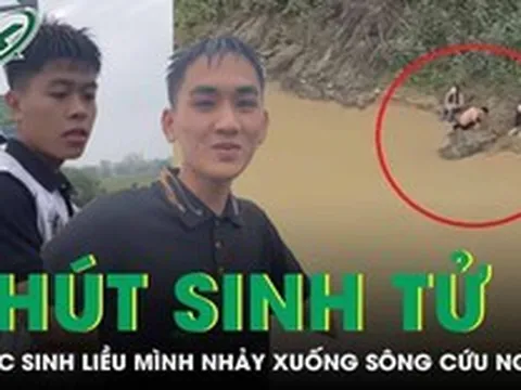 Chân dung 2 nam sinh cấp 3 liều mình nhảy xuống sông cứu bạn nữ làm điều dại dột