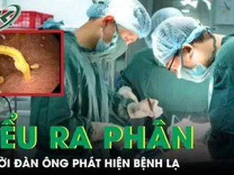 Người đàn ông tiểu ra phân, được phát hiện mắc bệnh lạ