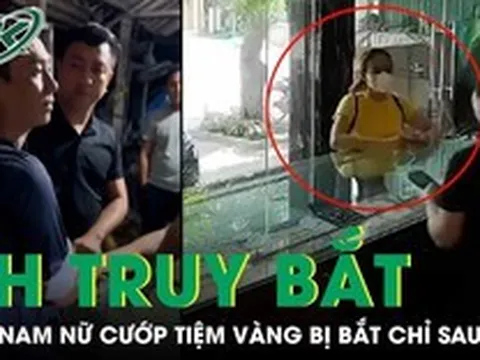 8 giờ truy bắt đôi nam nữ rủ nhau cướp tiệm vàng tại Hà Tĩnh