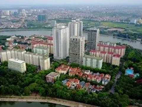 Ngân hàng rao bán nhà 250m² ở bán đảo Linh Đàm, giá khởi điểm hơn 27 tỷ đồng
