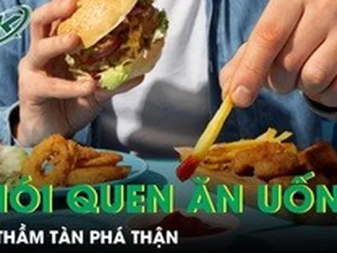 Thói quen ăn uống âm thầm tàn phá thận nhiều người trẻ không nhận ra