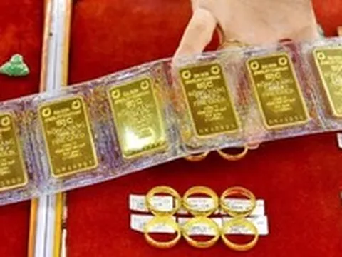 Giá vàng miếng, vàng nhẫn trơn sáng nay này 13/5