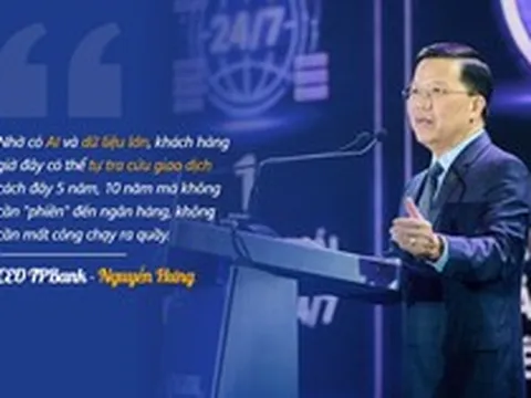 CEO TPBank: Khách hàng có thể tự tra cứu giao dịch cách đây 5 năm, 10 năm mà không cần "phiền" đến ngân hàng, không cần mất công chạy ra quầy