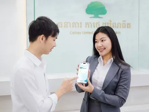 Cathay United Bank Cambodia tăng cường tài chính số với việc ra mắt CUBC Merchant App