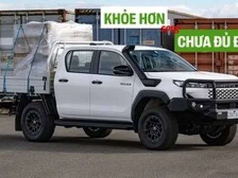 Toyota Hilux thêm bản 'nặng đô' đấu Ford Ranger Super Duty, nhưng có một điểm trừ