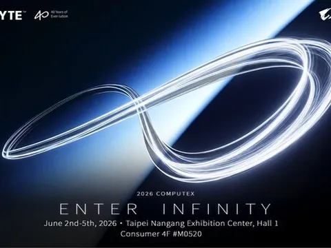 GIGABYTE mang chủ đề ENTER INFINITY đến COMPUTEX 2026, giới thiệu hệ sinh thái AI và các trải nghiệm điện toán sống động