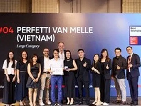 Perfetti Van Melle Việt Nam ghi danh Top 4 nơi làm việc xuất sắc hàng đầu Việt Nam 2026