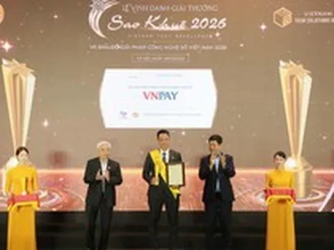 Giải pháp Thanh toán và Nộp thuế số của VNPAY vượt 300 đề cử, được vinh danh tại Sao Khuê 2026