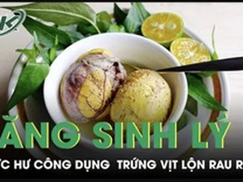 Ăn trứng vịt lộn với rau răm có thực sự giúp tăng sinh lý nam giới?