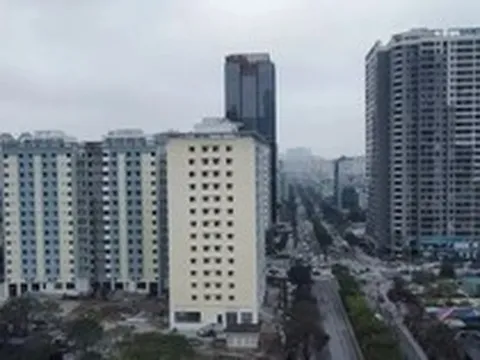 Chung cư tái định cư trên 'đất vàng' Hà Nội chuẩn bị đón dân vào ở