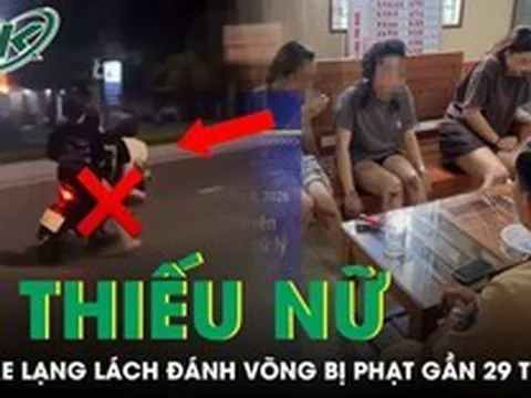 3 thiếu nữ lái xe không đội mũ bảo hiểm, lạng lách đánh võng tại Hưng Yên bị phạt gần 29 triệu