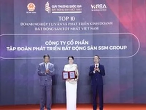 SSM Group được vinh danh tại Giải thưởng Quốc gia Bất động sản Việt Nam