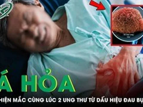Người đàn ông 64 tuổi tá hỏa phát hiện mắc cùng lúc 2 loại ung thư từ dấu hiệu đau bụng