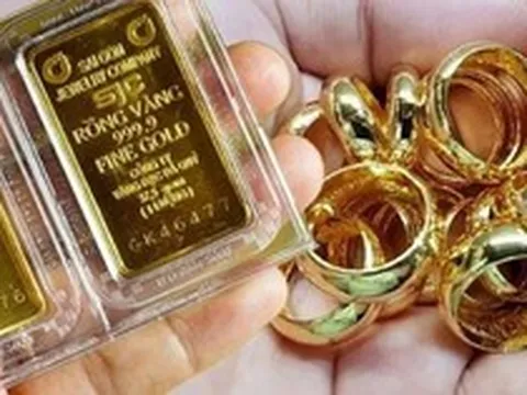 Giá vàng bật tăng rất mạnh, hồi phục 9 triệu đồng/lượng chỉ sau một ngày