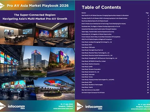 INFOCOMM ASIA CÔNG BỐ CẨM NANG CHIẾN LƯỢC THỊ TRƯỜNG PRO AV CHÂU Á - THÁI BÌNH DƯƠNG 2026, HÉ LỘ NHỮNG CÔNG NGHỆ, THỊ TRƯỜNG VÀ CƠ HỘI ĐANG ĐỊNH HÌNH TƯƠNG LAI SỐ CỦA KHU VỰC
