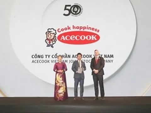 Acecook Việt Nam tiếp tục vào Top 50 Doanh nghiệp phát triển bền vững tiêu biểu Việt Nam 2026