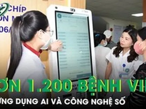 Y tế số lấy người bệnh làm trung tâm, hơn 1.200 bệnh viện đã ứng dụng AI và công nghệ số
