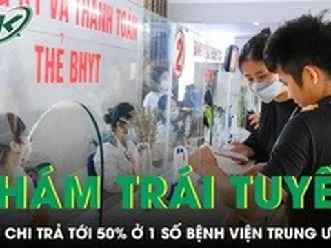 Từ 1/7 khám trái tuyến ở một số bệnh viện trung ương được BHYT chi trả tới 50%
