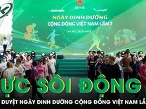 Không khí cực sôi động tại buổi tổng duyệt Ngày Dinh dưỡng cộng đồng Việt Nam lần 7