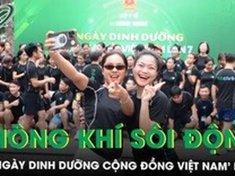 Sôi động không khí ‘Ngày Dinh dưỡng cộng đồng Việt Nam’ Lần 7 với hàng nghìn người tham gia