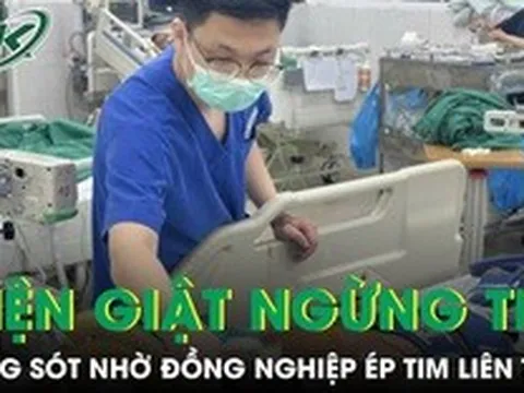 Ngừng tim vì điện giật người đàn ông sống sót nhờ đồng nghiệp ép tim liên tục