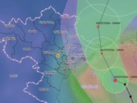Bão số 1 gió giật cấp 11 vào vịnh Bắc Bộ, cách Quảng Ninh 180km