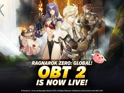 Gravity Game Unite triển khai giai đoạn Open Beta Test lần thứ 2 cho tựa game PC MMORPG Ragnarok Zero: Global
