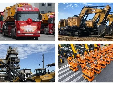 XCMG đẩy nhanh bàn giao thiết bị trên toàn cầu cho các dự án hạ tầng và khai khoáng