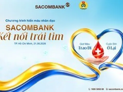 "Kết nối trái tim" và hành trình 14 năm SACOMBANK trao giọt hồng sẻ chia sự sống