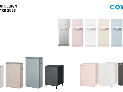 Coway càn quét giải thưởng tại Good Design Award 2026, khẳng định năng lực thiết kế vượt trội trên toàn bộ danh mục sản phẩm