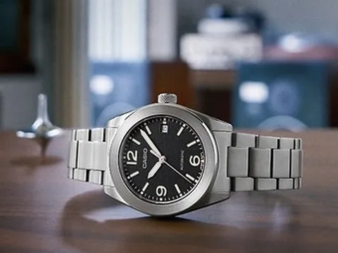 Casio ra mắt mẫu đồng hồ cơ trọng lượng nhẹ với khả năng hiển thị thời gian vượt trội