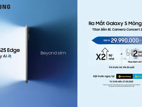 Galaxy S25 Edge: Cuộc cách mạng smartphone siêu mỏng với sức mạnh Galaxy AI