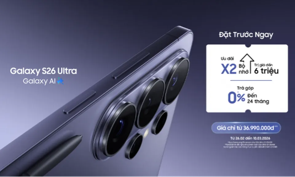 Samsung ra mắt Galaxy S26 series toàn cầu: Chuẩn mực mới cho kỷ nguyên điện thoại AI